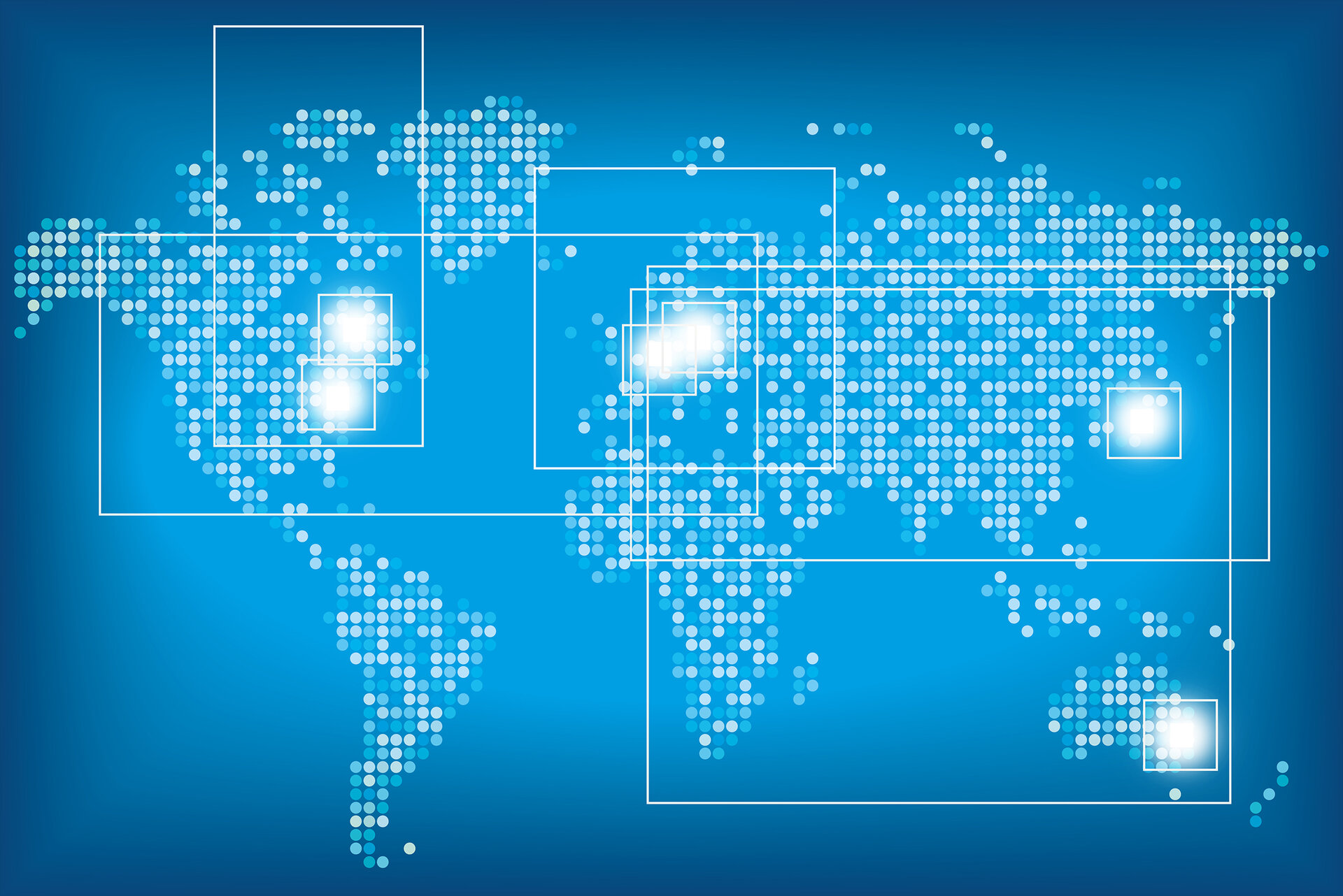 worldmap with locations